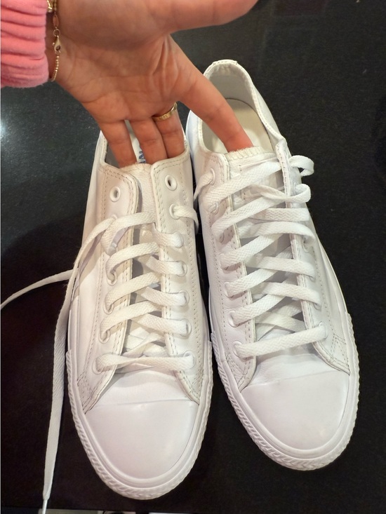 Vans Other - Vans All-White Low Top Canvas Sneakers